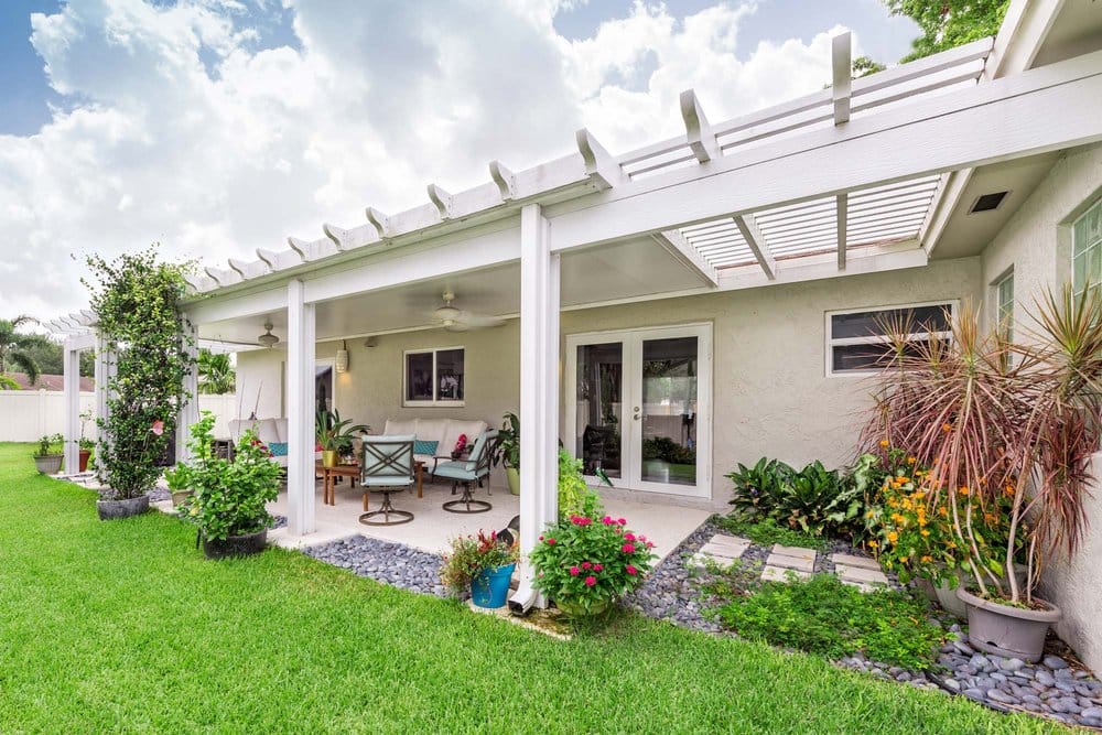 Pergolas in Houston, TX installed on a Houston-area home